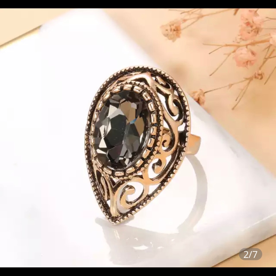 Unique Crystal Ring